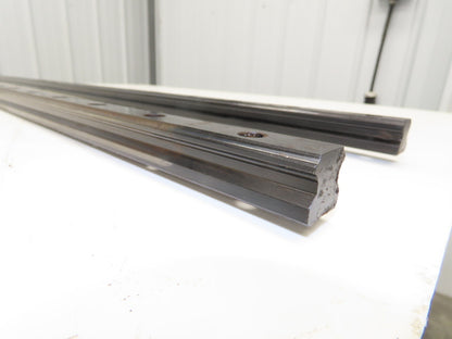 Hiwin Linear Guide Rail 25mm x 1670mm 65-3/4"L Lot of 2