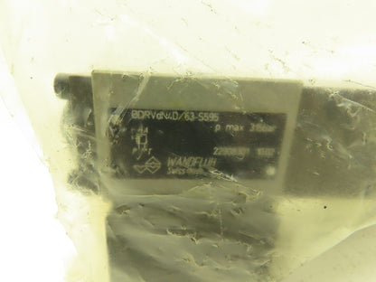 Wandfluh BDRVdN4D/63-S595 Manual Pressure Relief Valve 315bar Hydraulic