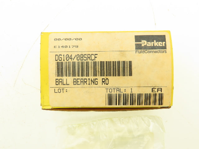 Parker DG104/08SRCF Plumbing Elbow Ball Bearing Rotary Metric Bite Type Fitting