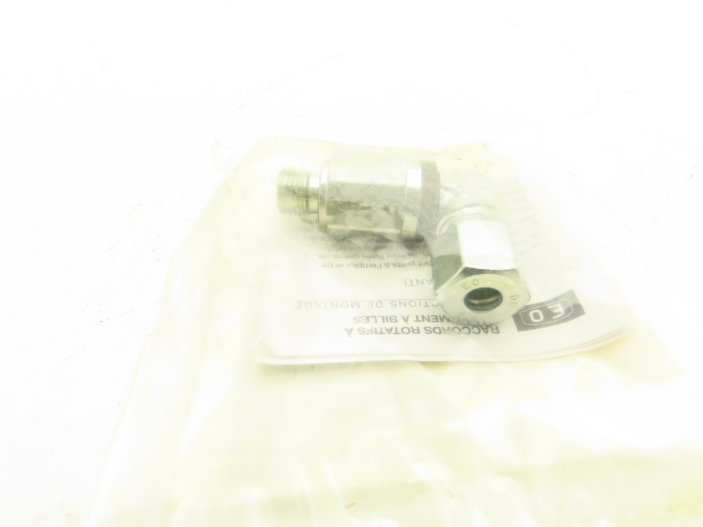 Parker DG104/08SRCF Plumbing Elbow Ball Bearing Rotary Metric Bite Type Fitting