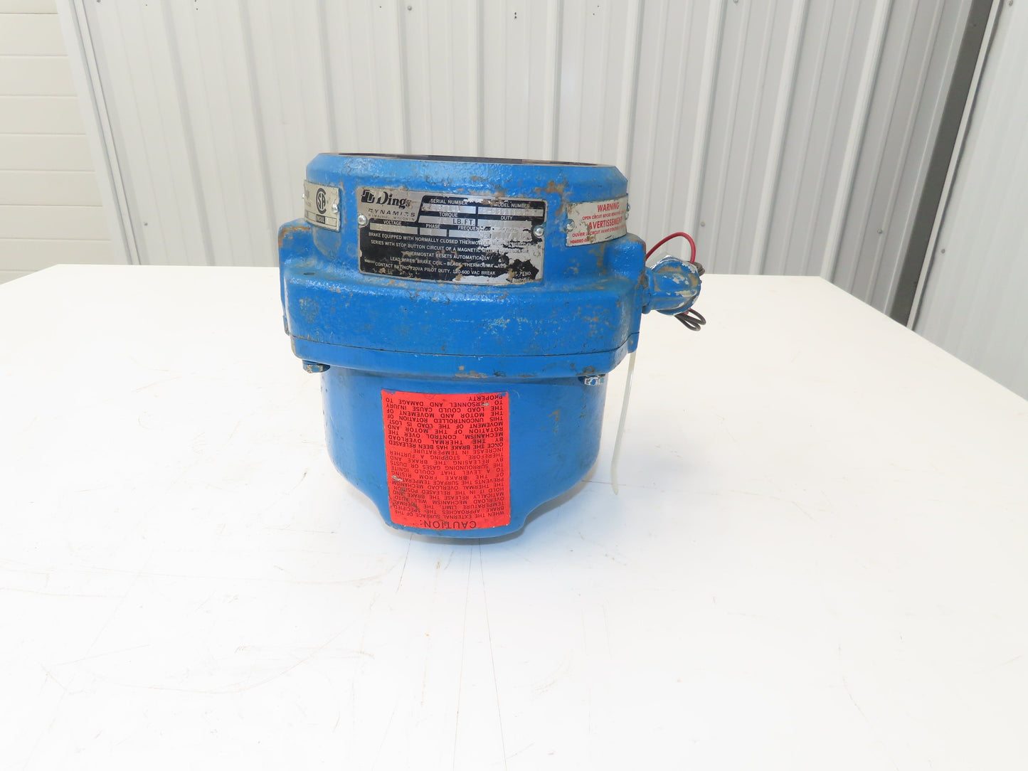 Dings Dynamics 8-63010-66B Electric Brake 10LB FT Torque 230-460V Single Phase