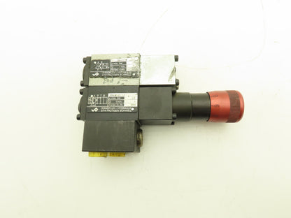 Wandfluh BK4Z40b/ BDRV DA4D/63 Hydraulic Solenoid/Relief Valve Stack