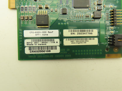 Cognex 801-8504-11R PCB Computer PCI Card Image Capture Rev F IO Cam