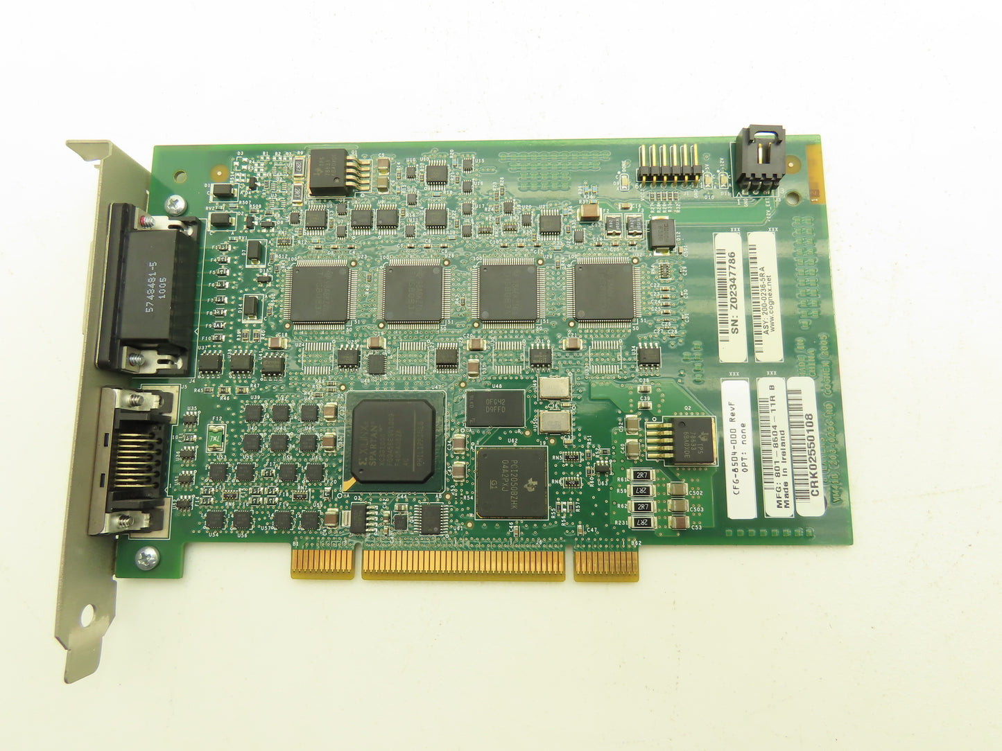 Cognex 801-8504-11R PCB Computer PCI Card Image Capture Rev F IO Cam