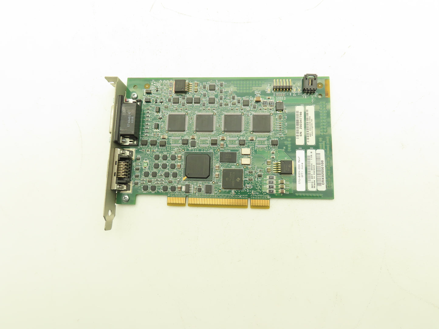 Cognex 801-8504-11R PCB Computer PCI Card Image Capture Rev F IO Cam