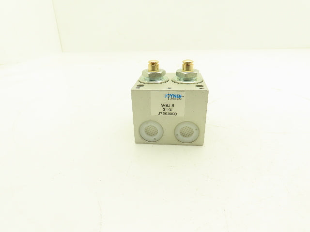 Joyner WBJ-5 Pneumatic Valve Mechanically And Manually Operated G 1/4" Ports