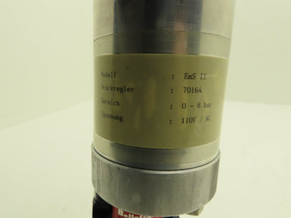 Bellofram Berger Lahr Type 70 Electro-Pneumatic Servo Pressure Regulator 115V