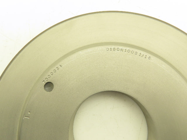 AIT D180N100B1/16 Diamond Grinding Wheel 10"x 3" x 1/2" Face