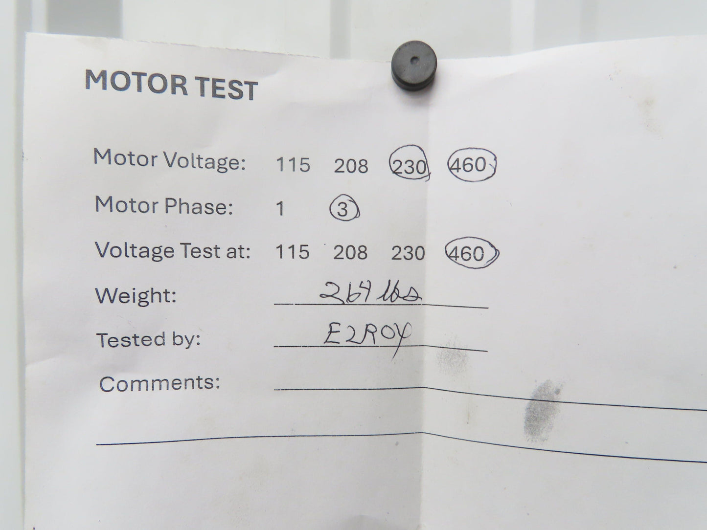 Westinghouse ABEP AC Motor 10Hp 1730rpm 208-230/460V 3ph 256U TEFC