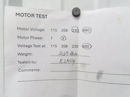 Westinghouse ABEP AC Motor 10Hp 1730rpm 208-230/460V 3ph 256U TEFC