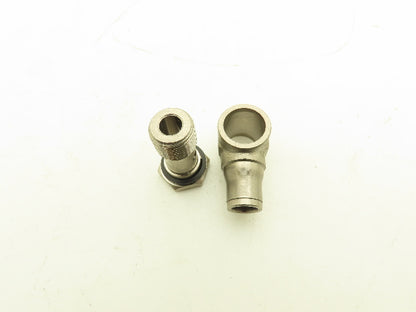 Push to Connect Swivel Elbow BSPP 3/8 19TPI Stainless Lot of 16