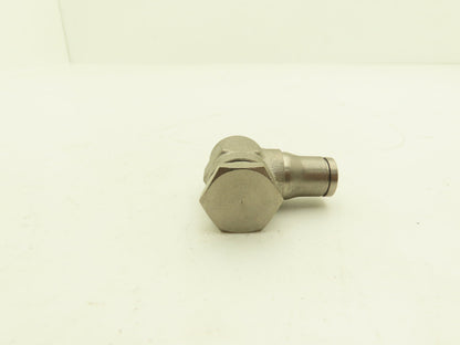 Push to Connect Swivel Elbow BSPP 3/8 19TPI Stainless Lot of 16