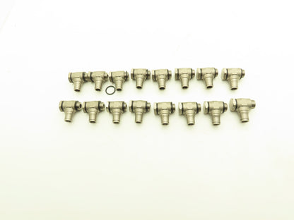 Push to Connect Swivel Elbow BSPP 3/8 19TPI Stainless Lot of 16
