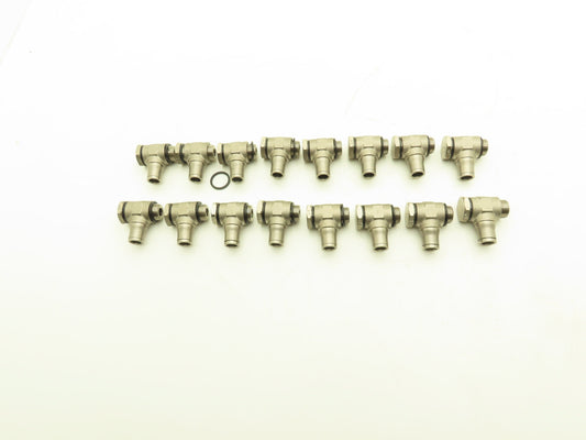 Push to Connect Swivel Elbow BSPP 3/8 19TPI Stainless Lot of 16