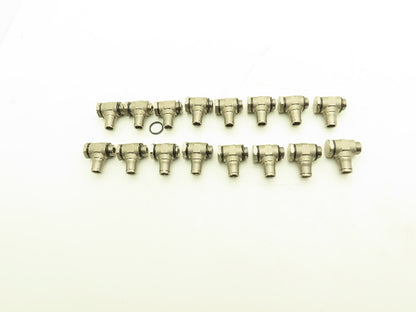 Push to Connect Swivel Elbow BSPP 3/8 19TPI Stainless Lot of 16