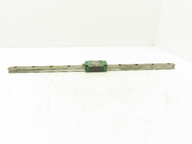 Hiwin HGH20CA Linear Bearing 1-Block Guide Rail 20mm x 580mm 22-3/4"L