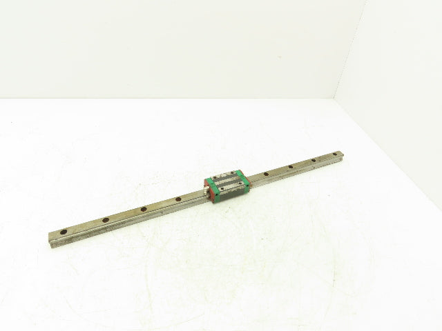 Hiwin HGH20CA Linear Bearing 1-Block Guide Rail 20mm x 580mm 22-3/4"L