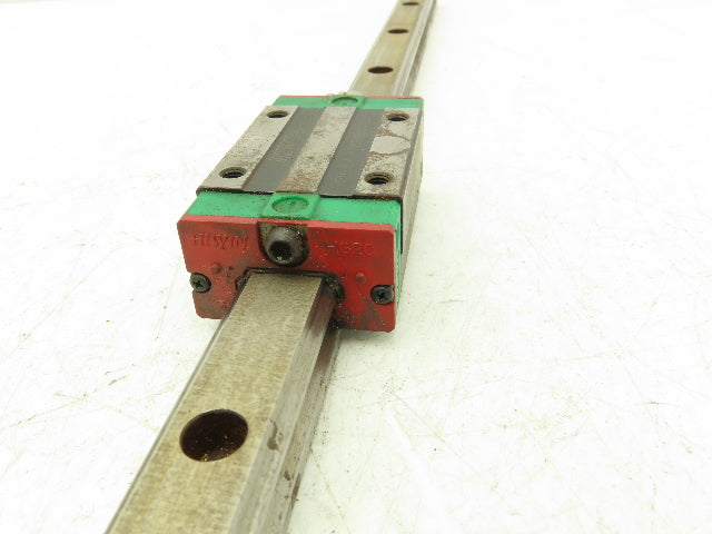Hiwin HGH20CA Linear Bearing 1-Block Guide Rail 20mm x 580mm 22-3/4"L
