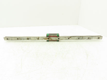 Hiwin HGH20CA Linear Bearing 1-Block Guide Rail 20mm x 580mm 22-3/4"L
