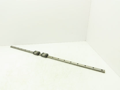 THK SSR20 Linear Bearing 2-Block Guide Rail 20mm x 1060mm 41-5/8"