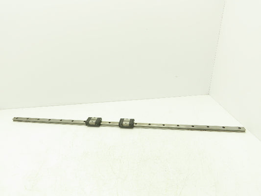 THK SSR20 Linear Bearing 2-Block Guide Rail 20mm x 1060mm 41-5/8"