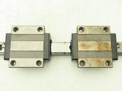 THK HSR30 Linear Bearing 2-Block Guide Rail 30mm x 600mm 23-1/2"