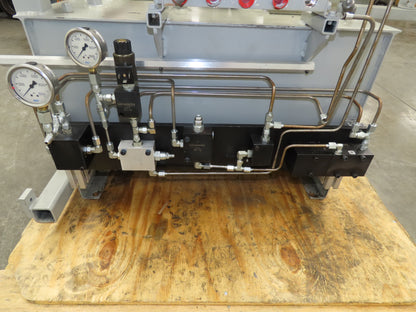 Tec-Hackett F-3096-B Hydraulic Power Unit 20 Gal 4GPM 3000PSI Continental Valves