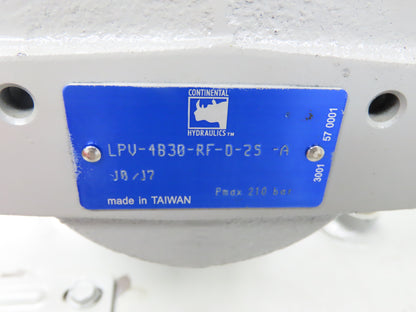 Tec-Hackett F-3096-B Hydraulic Power Unit 20 Gal 4GPM 3000PSI Continental Valves