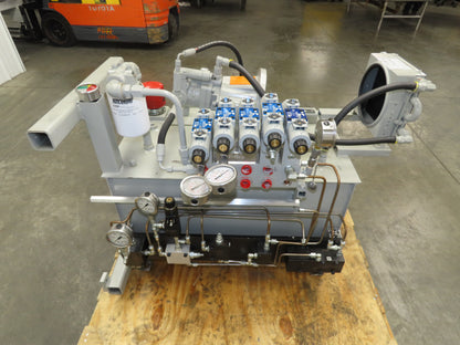 Tec-Hackett F-3096-B Hydraulic Power Unit 20 Gal 4GPM 3000PSI Continental Valves
