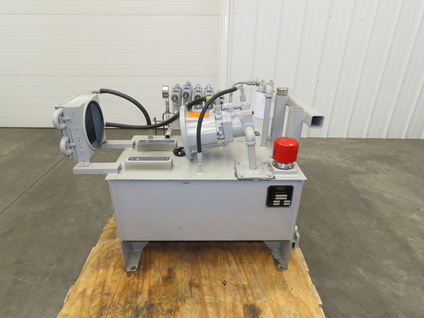 Tec-Hackett F-3096-B Hydraulic Power Unit 20 Gal 4GPM 3000PSI Continental Valves