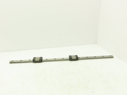 THK SSR20 Linear Bearing 2-Block Guide Rail 20mm x 760mm 29-7/8"