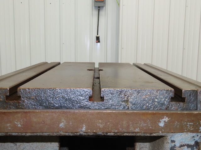 CNC Milling Machine T-Slot Table 22"x28" Steel Cast Iron Slotted Fixture Plate