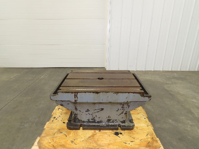 CNC Milling Machine T-Slot Table 22"x28" Steel Cast Iron Slotted Fixture Plate
