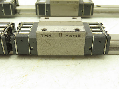THK HSR15 Linear Bearing 2-Block Guide Rail 15mm x 400mm 15-3/4" Lot of 2