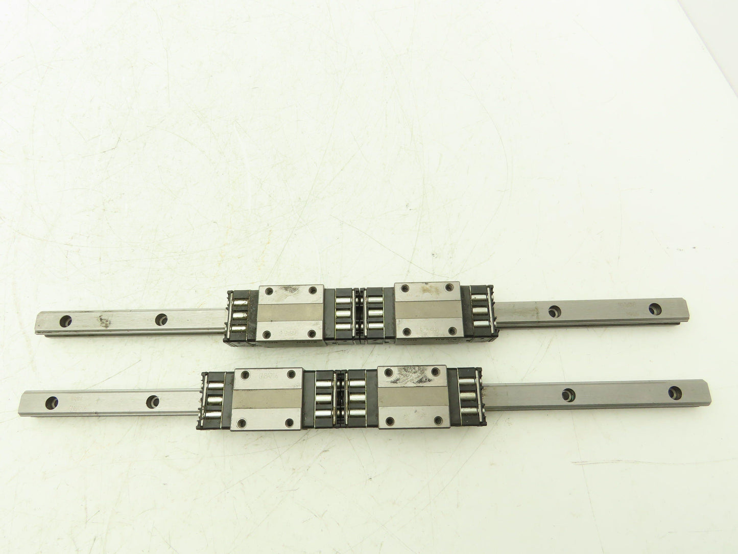 THK HSR15 Linear Bearing 2-Block Guide Rail 15mm x 400mm 15-3/4" Lot of 2