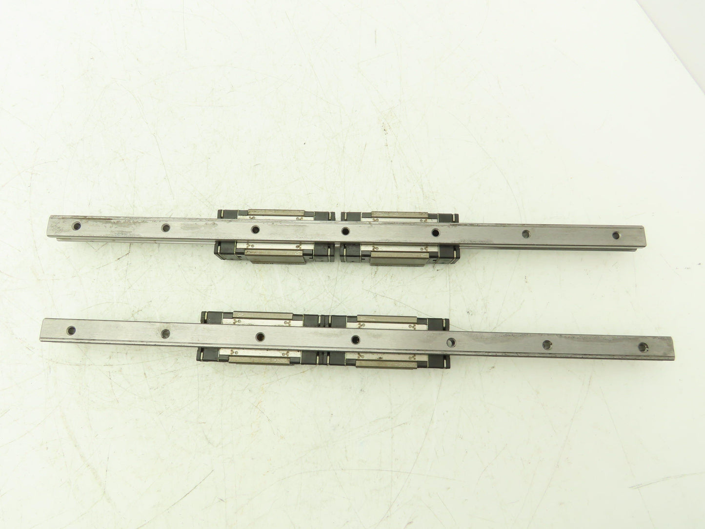 THK HSR15 Linear Bearing 2-Block Guide Rail 15mm x 400mm 15-3/4" Lot of 2
