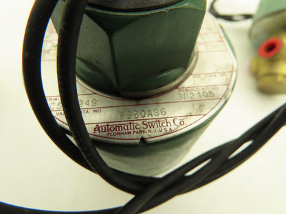 Asco Redhat 8320A86 Solenoid Valve 3 Way 40psi 1/4 NPT 120VAC Lot of 7