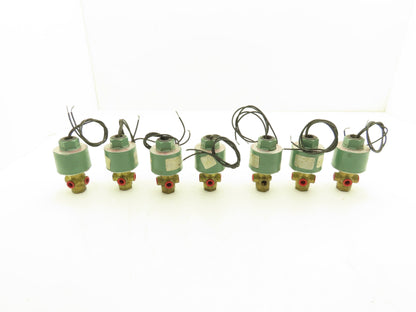 Asco Redhat 8320A86 Solenoid Valve 3 Way 40psi 1/4 NPT 120VAC Lot of 7