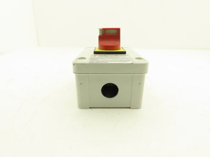 VC2GUN Switch Control Station 25A Enclosed Disconnect 15Hp @ 600vac