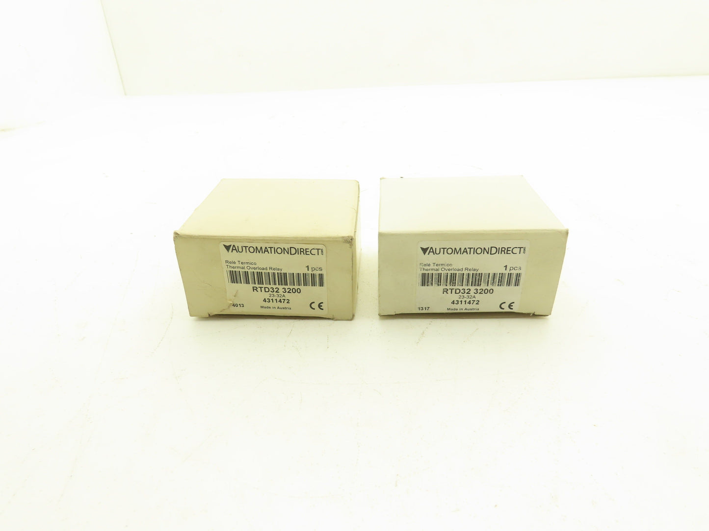 Automation Direct RTD32 3200 Thermal Overload Relay 23-32A 600VAC Lot of 2