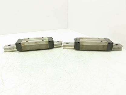 THK SHS35 Linear Bearing 1-Block Guide Rail 35mm x 280mm 11" Lot of 2