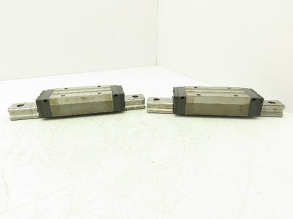 THK SHS35 Linear Bearing 1-Block Guide Rail 35mm x 280mm 11" Lot of 2