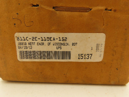 MAC 811C-2E-110EA-152 Pneumatic Air Solenoid Valve 120V 150 PSI 1/4" NPT 5 Way