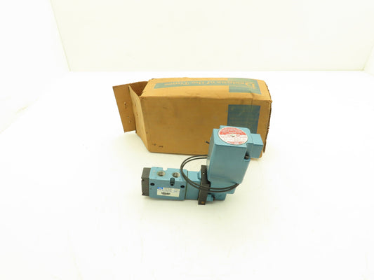 MAC 811C-2E-110EA-152 Pneumatic Air Solenoid Valve 120V 150 PSI 1/4" NPT 5 Way