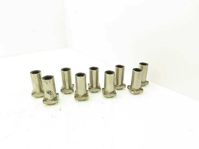 ASK 20 Linear Ball Bushing Bearing 4-Bolt Flange 20mm Rod Lot of 9