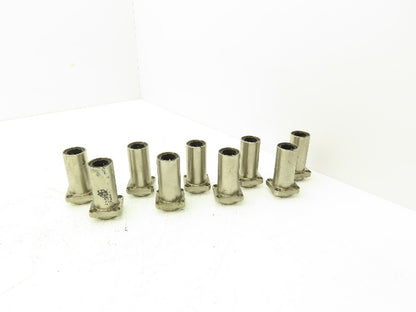 ASK 20 Linear Ball Bushing Bearing 4-Bolt Flange 20mm Rod Lot of 9