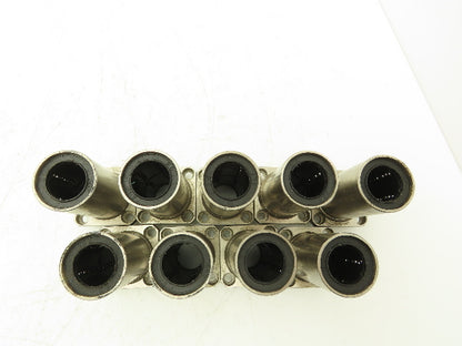 ASK 20 Linear Ball Bushing Bearing 4-Bolt Flange 20mm Rod Lot of 9