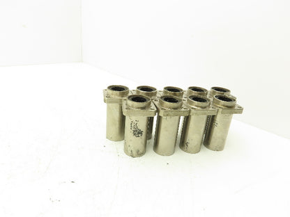ASK 20 Linear Ball Bushing Bearing 4-Bolt Flange 20mm Rod Lot of 9