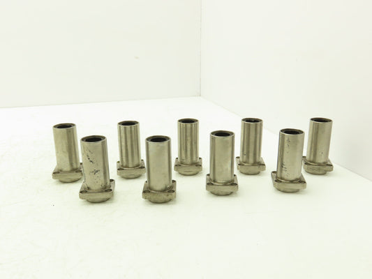 ASK 20 Linear Ball Bushing Bearing 4-Bolt Flange 20mm Rod Lot of 9