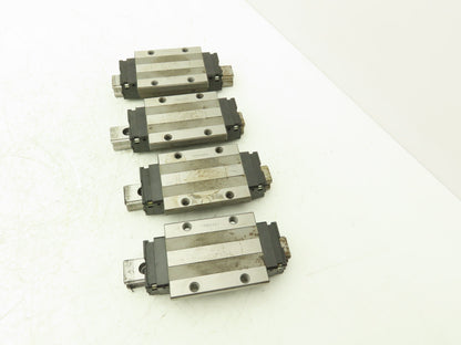 THK SHS25 Linear Bearing 1-Block Guide Rail 25mm x 160mm 6-1/4" Lot of 4